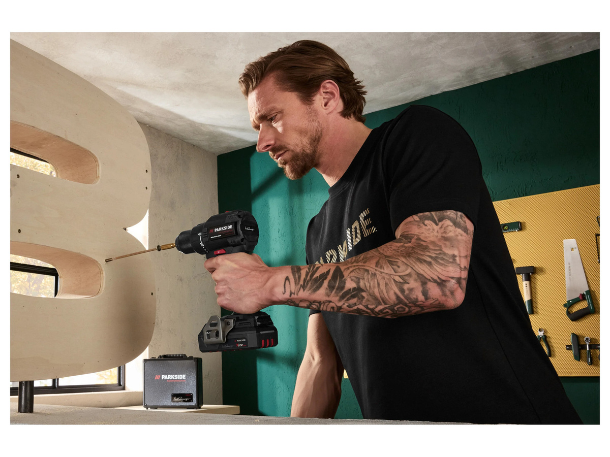 Parkside Performance 20V Akku-Bohrschrauber PPABSS 20 Li A1 Schwarz inklusive Akku und Ladegerät - Bild 2
