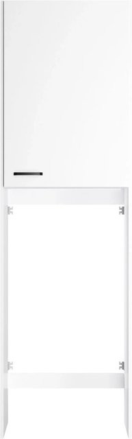 OPTIFIT Waschsäule Bonn214 in Weiß mit Tür für Badezimmer und Waschküche, B/T/H: 60 x 57,1 x 210 cm - Bild 1