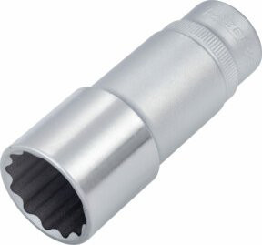Hazet Doppel-6-Kant-Steckschlüssel-Einsatz 880TZ-21, 21 mm, 3/8 Zoll, Silber - Bild 2
