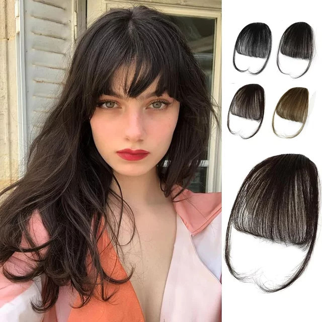 G&T Wig Kunsthaar Wispy Bangs Clip-in-Haarverlängerungen, Damen - Bild 1
