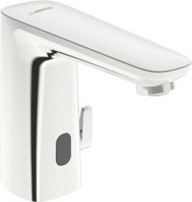 Hansa Hansaelectra Digital Infrarot-Waschtischarmatur mit Sensor, Chrom, Ausladung: 11,7 cm - Bild 1
