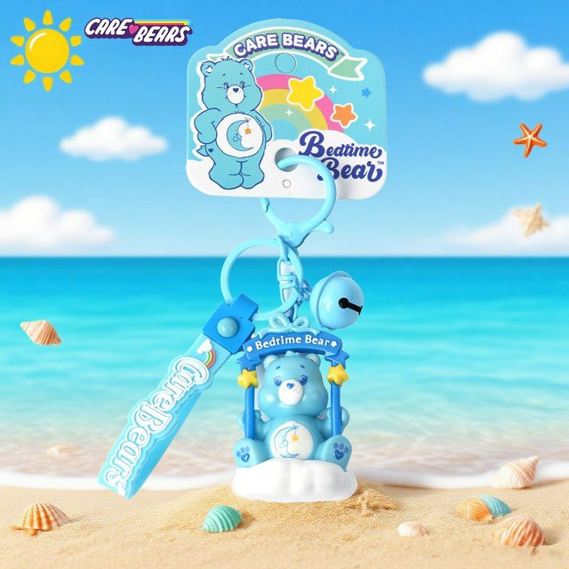 Cloudco Anhänger Clip, Gute-Nacht-Bär, Blue, Unisex - Bild 1