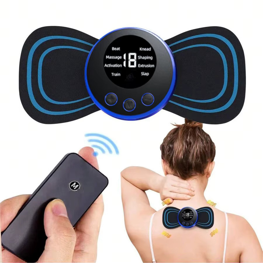 AXH Mini-Elektro-Nackenmassagegerät, Schwarz, Unisex - Bild 4