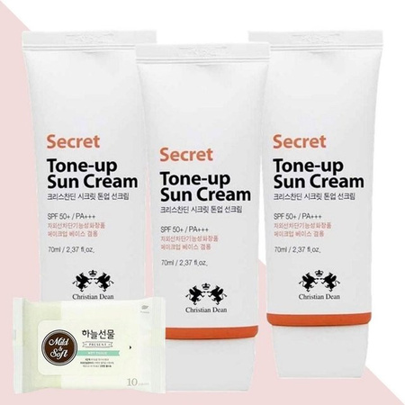 Christian Dean Secret Tone-Up Sonnencreme LSF 50+, 70 ml, Gesicht