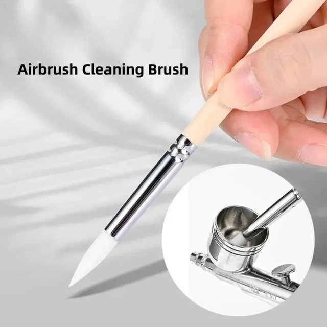 MoShi Airbrush-Reinigungsbürste MS138 zur Reinigung von Airbrush-Pistolen für DIY-Projekte - Bild 1