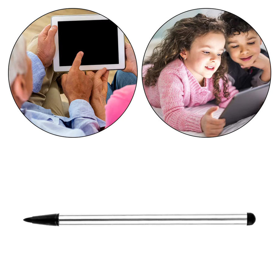ALLOET Universeller Kapazitiver Stylus-Stift in Schwarz für Android, iOS, iPad, iPhone, Samsung Tab und Garmin GPS - Bild 1