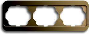 Busch-Jaeger 3-fach Rahmen waagerecht in Bronze - Bild 1