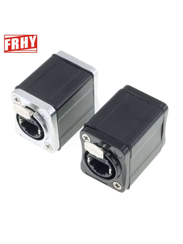 FRHY RJ45 CAT6 STP Ethernet-Verlängerungsadapter, geschirmter LAN-Koppler in Schwarz - Bild 6