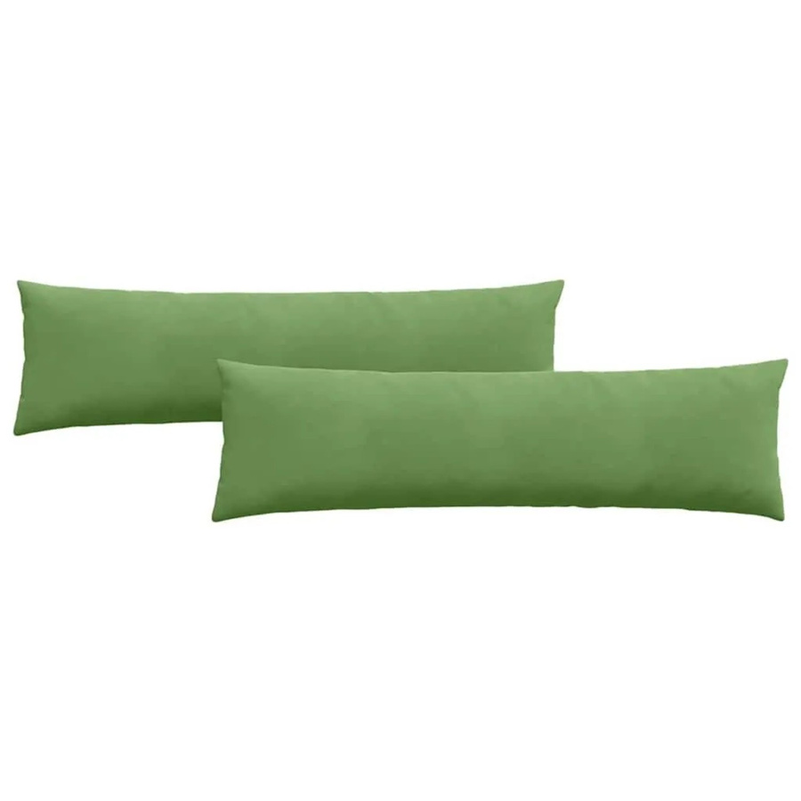 vidaXL Sofakissen 2er-Set aus Cordstoff in Hellgrün, B/H: 145 x 40 cm - Bild 2