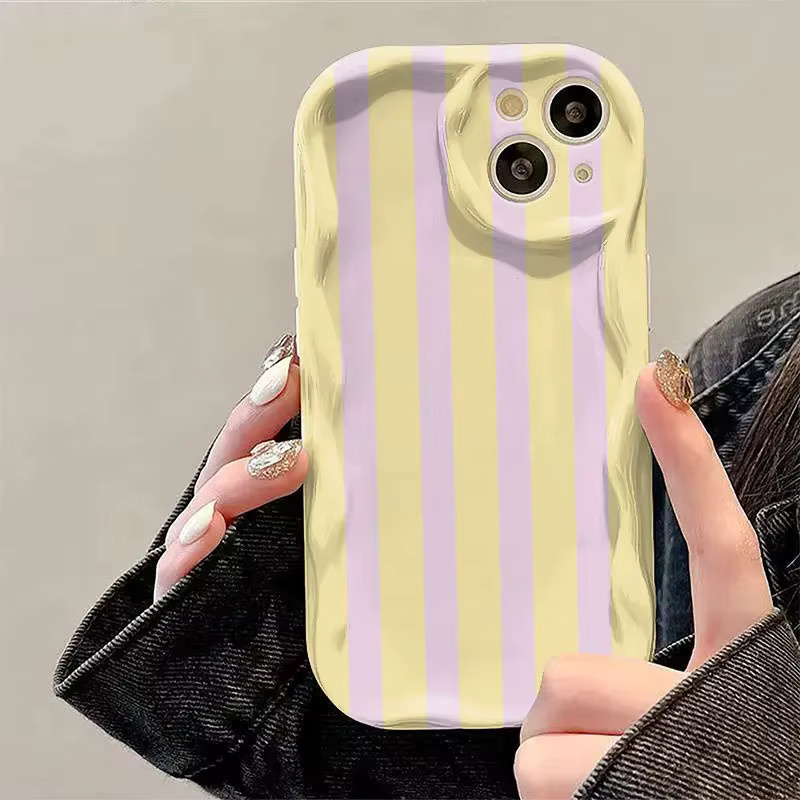 Schlichte Handyhülle mit vertikalen Streifen für Xiaomi Redmi Note 15 14 13 12 Pro Plus 5G 15C 14C 13C 11 10 Pro 10S 4G A1 A2 in Multicolour - Bild 4