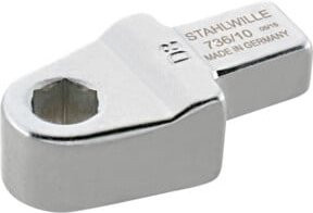 Stahlwille Bit-Halter-Einsteckwerkzeug Größe 10, Innen-6kant D 8 mm, Innen-6kant 5/16", Werkzeugaufnahme 9x12 mm, Farbe: Silber - Bild 1