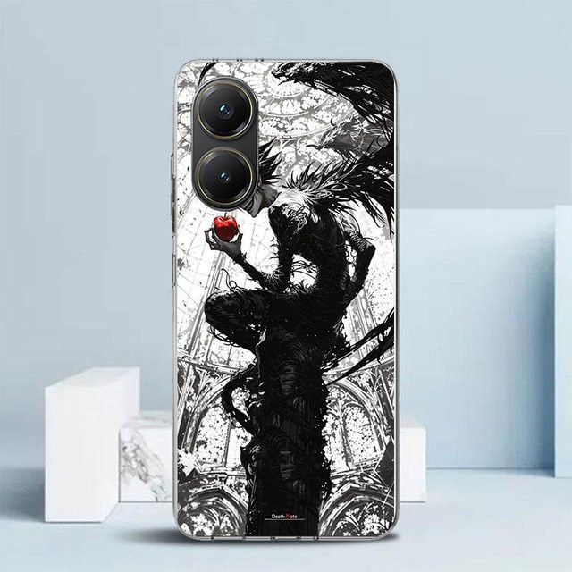 N-Note Ryuk Death Note Anime Handyhülle für Xiaomi Poco und Redmi Modelle, Multicolor - Bild 1