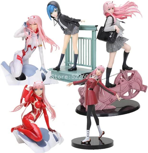XIWANXILE DARLING in the FRANXX 02 Anime Mädchen Figur, 28 cm, Action Figur - Bild 1