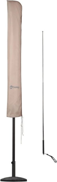 Sekey Sonnenschirm Schutzhülle aus Polyester für 300 cm Balkonschirm in Taupe/Beige - Bild 1