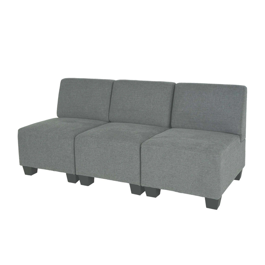 MCW Modular 3-Sitzer Sofa Moncalieri in Grau ohne Armlehnen B: 171 cm, H: 72 cm, T: 76 cm - Bild 2