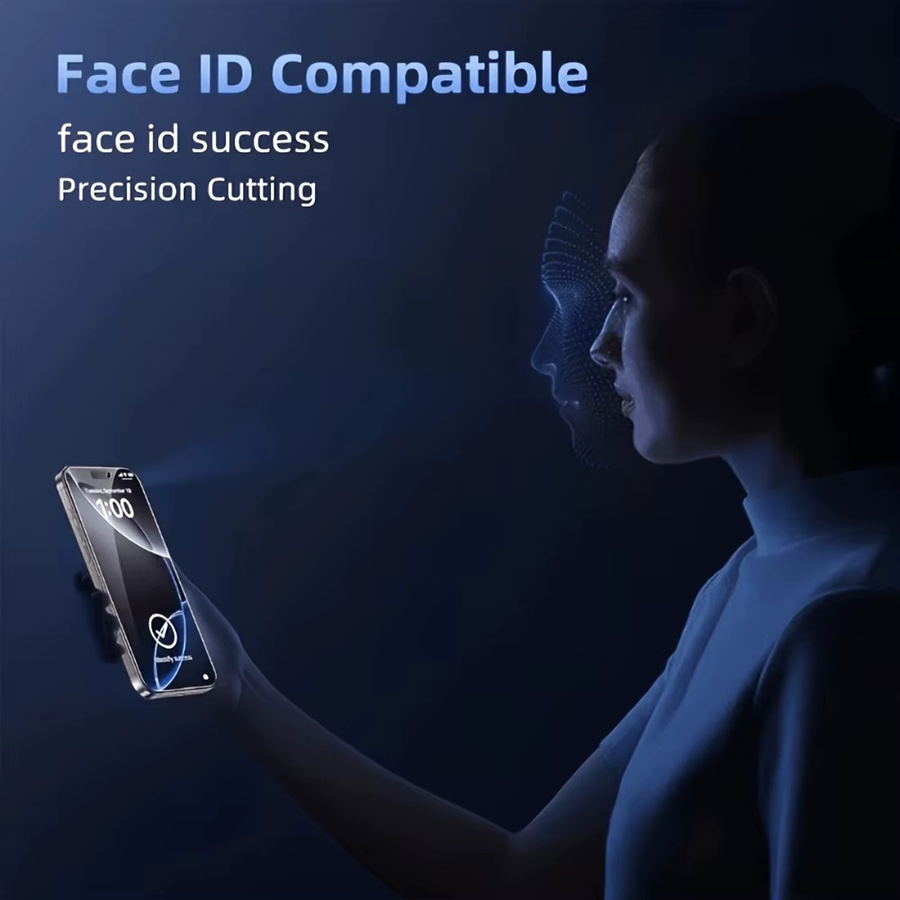NNBILI 5er-Pack matte Blickschutzfolien für iPhone 17 16 15 14 13 12 11 Pro Max in Schwarz, fingerabdruckresistent - Bild 3