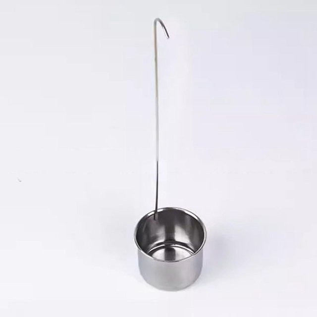 Igeteck Weinlöffel aus Edelstahl in Silber mit 3,5oz Fassungsvermögen und langem Griff sowie Haken - Bild 1