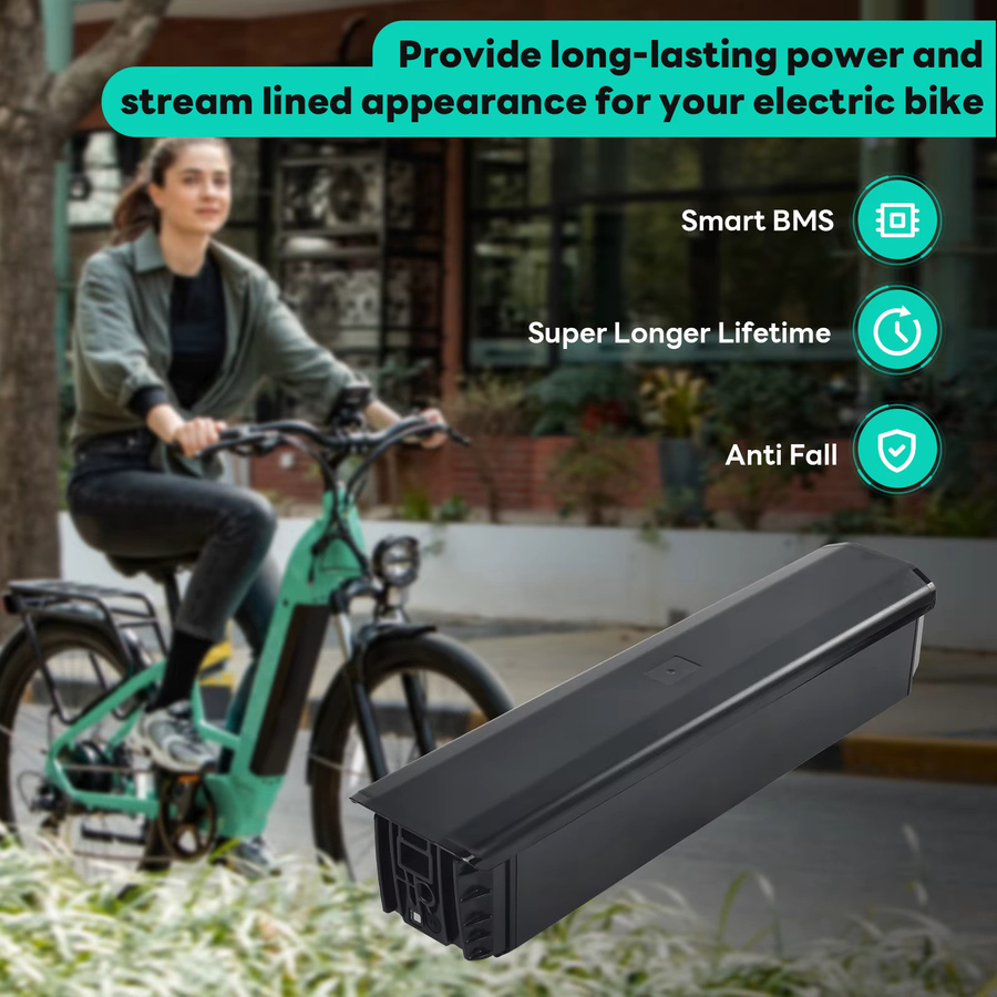 SYR-006 E-Bike Akku 48V 52V mit 17,5Ah oder 14Ah in Schwarz, passend für Achtseitige M500/M600 Elektrische Fahrräder BTF15 Infrarot Batterie - Bild 5
