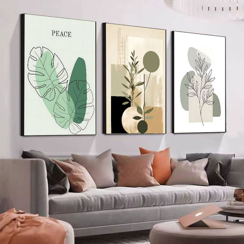 Kayou Botanisches Poster Nordic Sage Green mit Blumen und Blättern, Hochformat, Rahmenlos, Papier, B/H: 15 x 20 cm - Bild 3