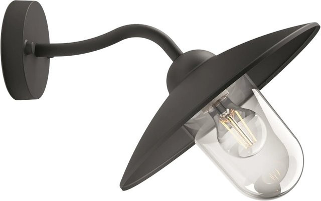 Philips MyGarden Hammock Außenwandleuchte aus Aluminium in Schwarz, B/T/H: 23,7 x 30 x 36,6 cm - Bild 1