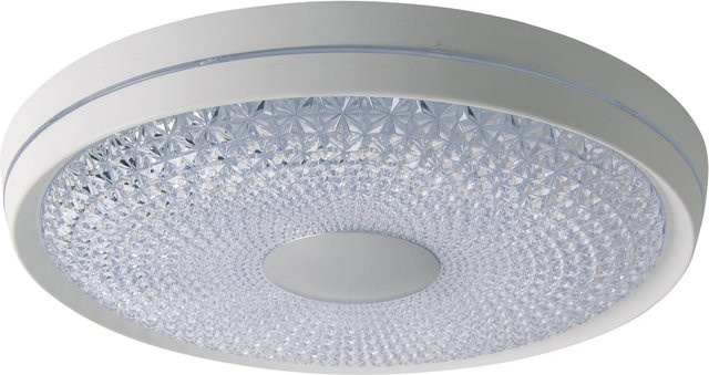 Näve LED-Deckenleuchte Boise in Weiß, dimmbar mit Fernbedienung, Durchmesser: 51 cm - Bild 1