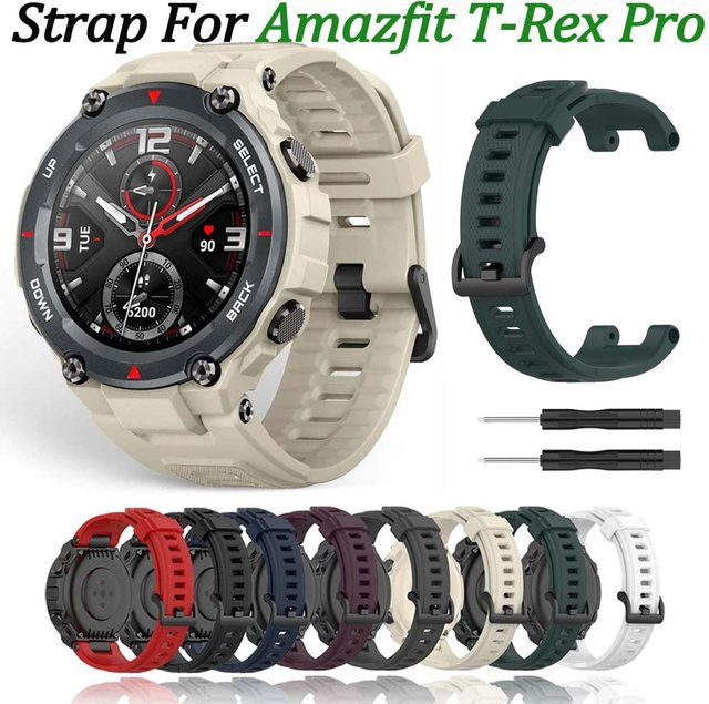 Amazfit Uhrenarmband Silikon, Schwarz, Unisex - Bild 1