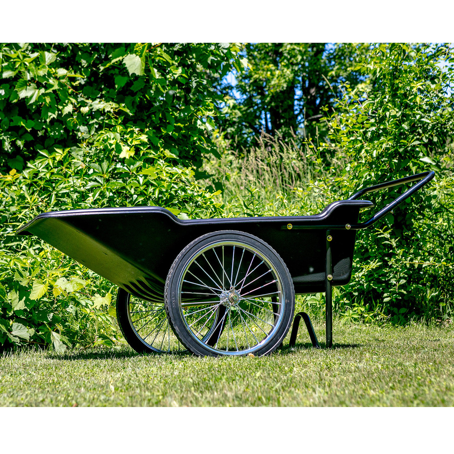 Polar Schubkarre Premium Schwarz 283 l B/H/T: 74 x 74 x 165 cm - Bild 5