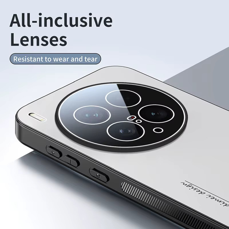 Fudusaidman AG Matte Schutzhülle für VIVO X200 Pro, X200S und X200Ultra mit magnetischem PC Frosted 360-Grad-Ständer in Weiß - Bild 3