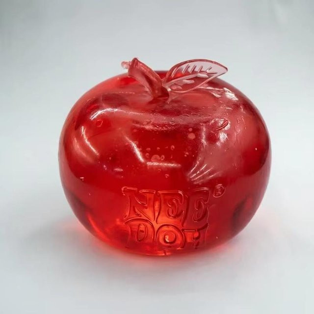 Needoh Apfel Stressball, Quetschspielzeug, Weiches Gelee, Sensorisches Spielzeug - Bild 1