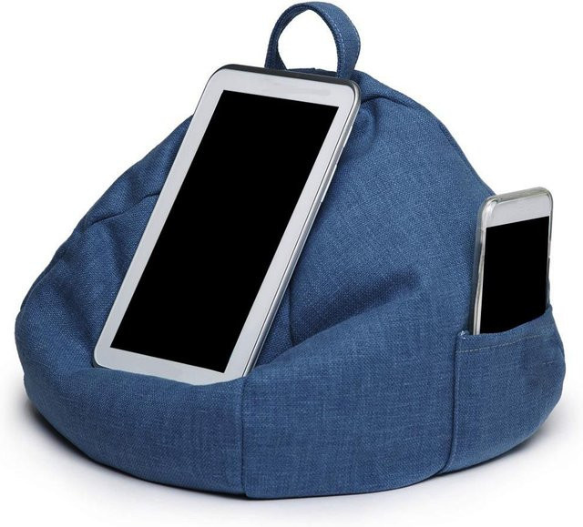 Buchkissenhalter und Tablet-Halterung in Schwarz als Anti-Fall-Dock und Freisprecheinrichtung zum Lesen und Fernsehen im Bett - Bild 1
