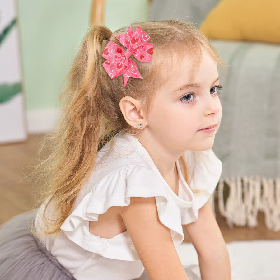 BABY BOWS Haar Clips mit Bogen, Rosa, Kinder - Bild 2