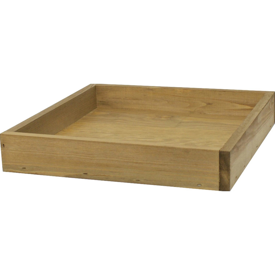 T & J Ablage Futterstelle Labo-3D aus Weidengeflecht, braun, B/T/H: 36 x 36 x 6 cm - Bild 2