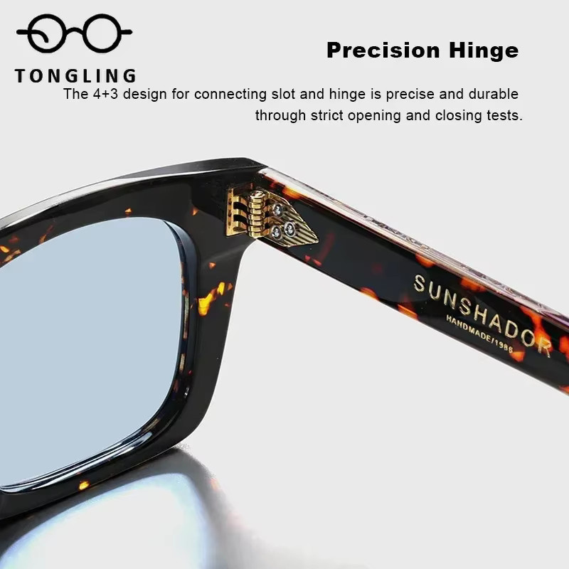 QIRONG Sonnenbrille, Herren, Vollrand, Acetat, braun - Bild 1