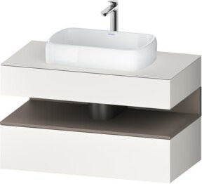 Duravit Waschtischunterschrank Qatego in Weiss, B/T/H: 100 x 55 x 60 cm - Bild 1