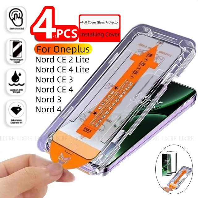 OnePlus Nord 4 und Nord 4 Lite Panzerglas Vollbildschutz transparent - Bild 1