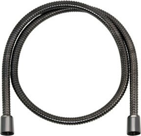 Keuco Brauseschlauch aus Metall in Chrom gebürstet mit Anti-Kink und Anti-Twist Funktion, Länge: 125 cm - Bild 1