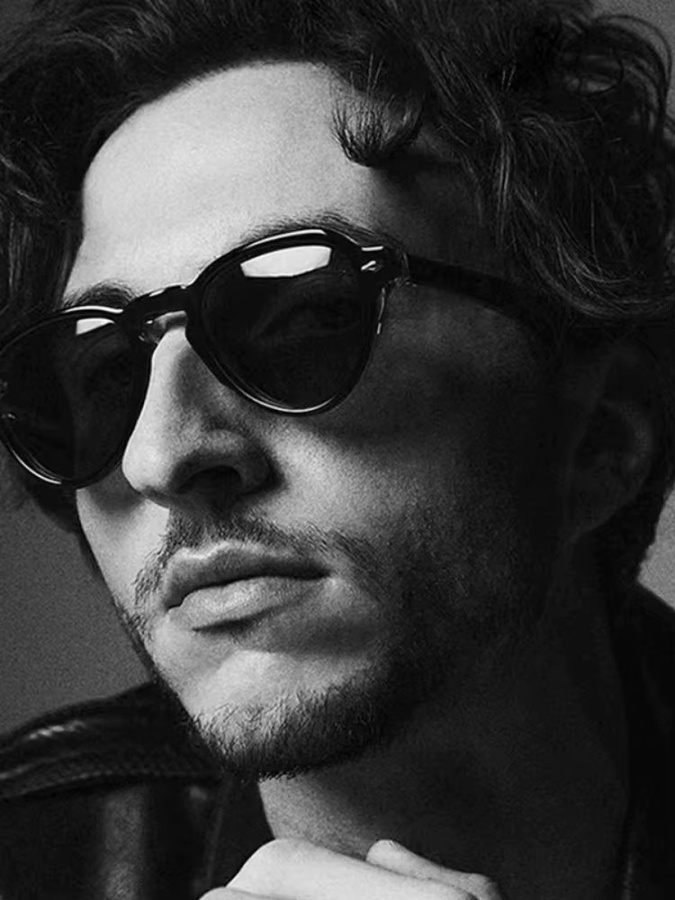 Samjune Sonnenbrille Runde, Vollrand, Kunststoff, Herren - Bild 3