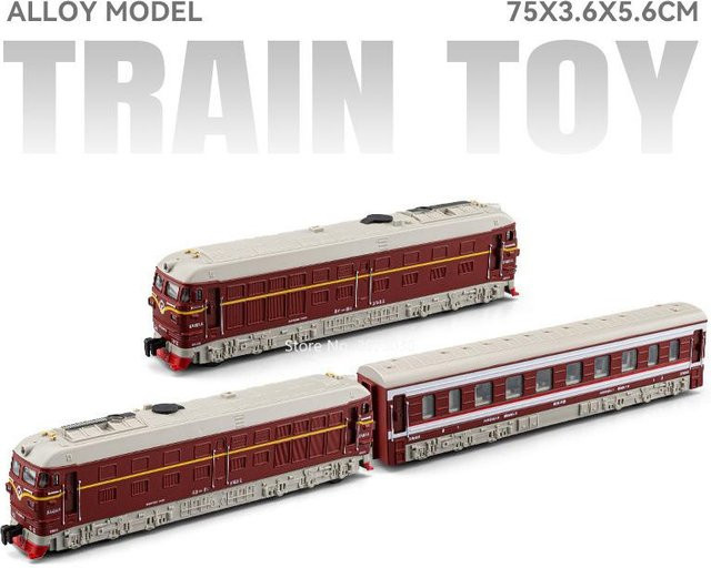Linyi toy car Df4B Zug, Diecast Modelle, 1:32, mit Licht und Musik, ab 14 Jahren - Bild 1