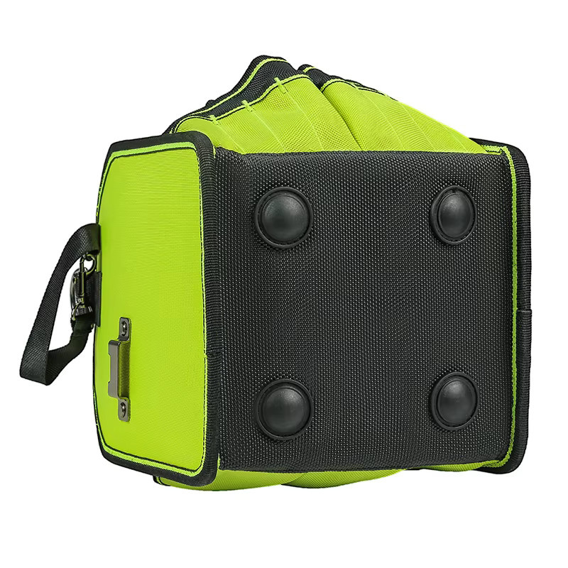 Pockers & Loops Werkzeugtasche mit Griff, wasserabweisend, Schwarz/Grün - Bild 6