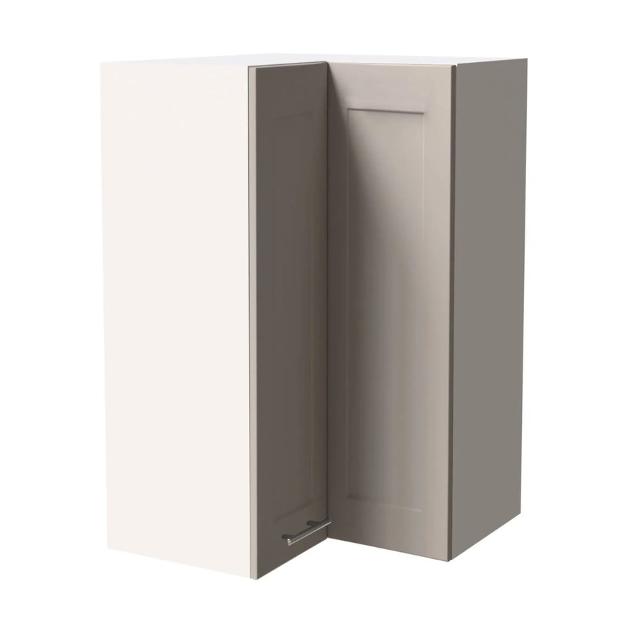 Eckhängeschrank Feldmann-Wohnen Oslo in Weiß und Kaschmir Matt, B/T/H: 60 x 60 x 96 cm - Bild 2