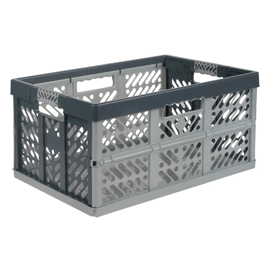 Keeeper Klappbox mit Softgriff in Silber-Anthrazit, B/H/L: 37 x 28 x 54 cm - Bild 2