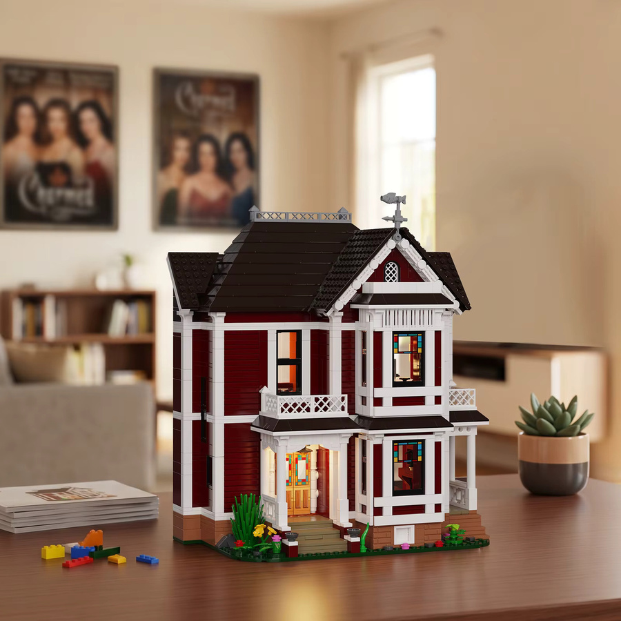 BuildMoc Halliwell Manor Charmed Bausteine-Set, Haus-Modellbausatz - Bild 2