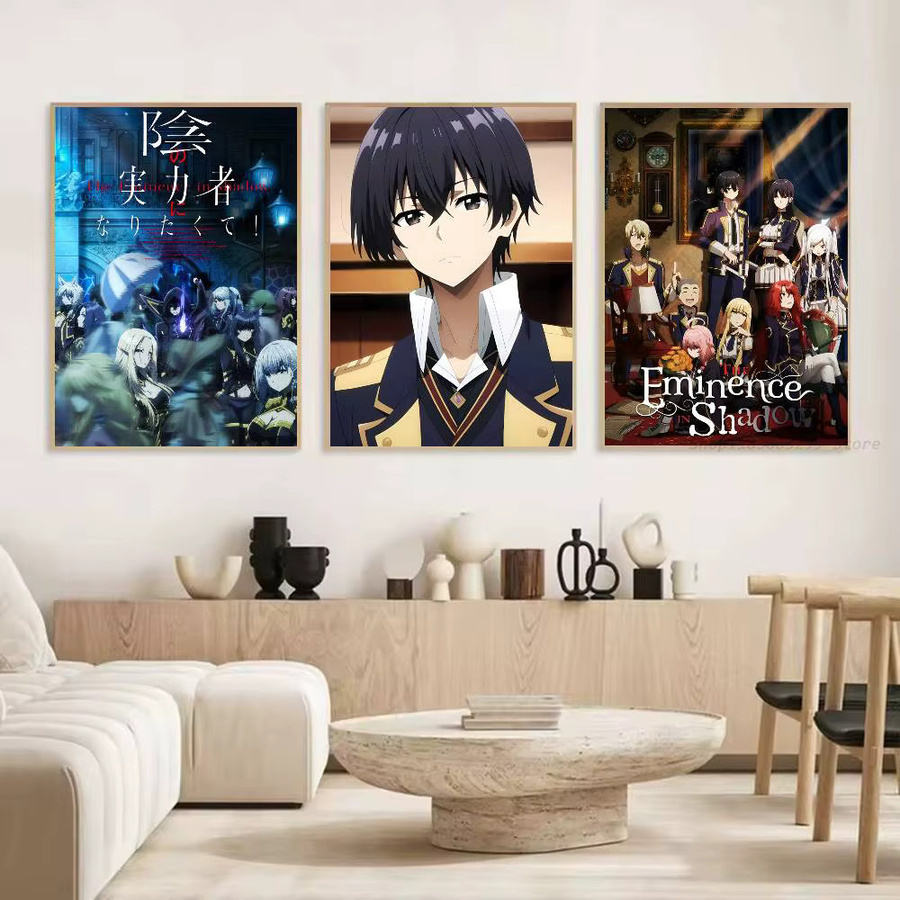 Wasserdichter Anime Poster Aufkleber The Eminence In Shadow Wandkunst für dein Wohnzimmer oder Schlafzimmer in Mehrfarbig - Bild 5