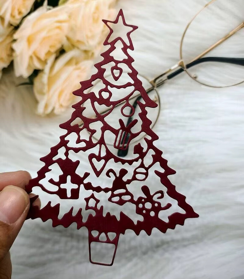 Metall Stanzform Weihnachtsbaum für Papierhandwerk und Bastelarbeiten - Bild 2