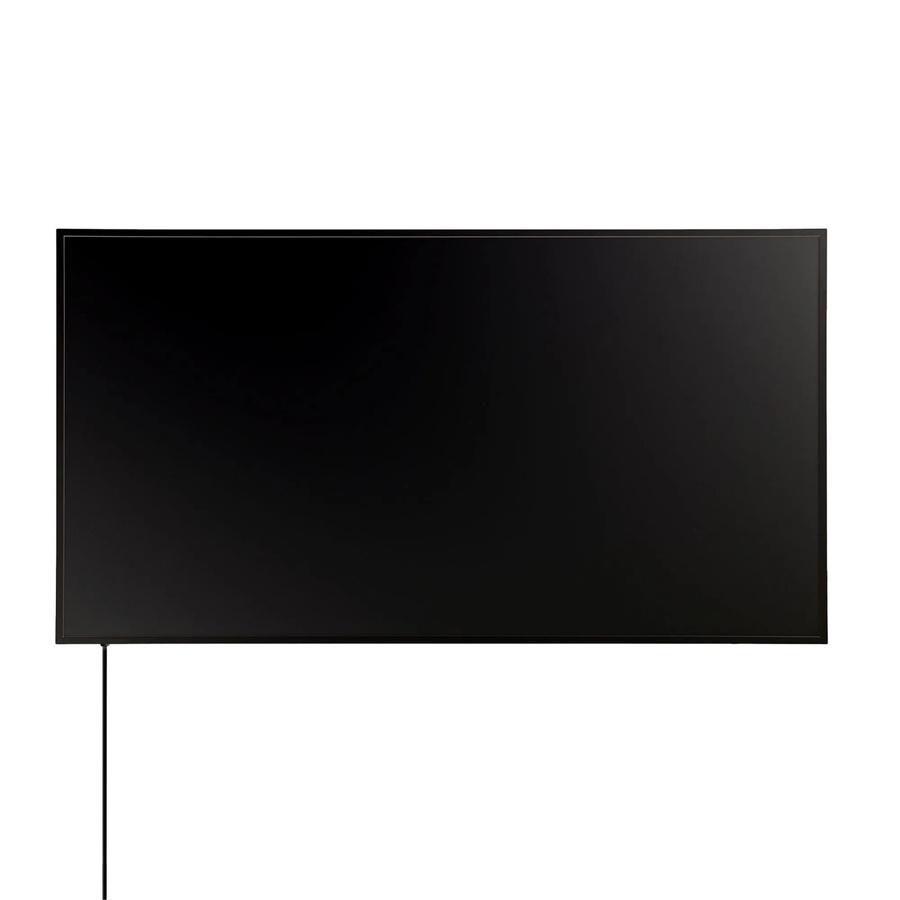Könighaus Infrarotheizung Black Edition 1.000 W Schwarz mit Kabelausgang Quer Rechts - Bild 2