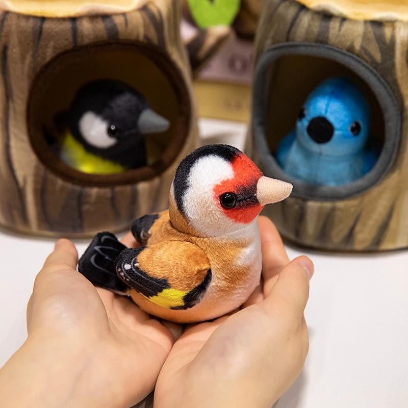 Kidsly Bird into Nest, Plüschtier, 15cm, ab 18 Jahre - Bild 1