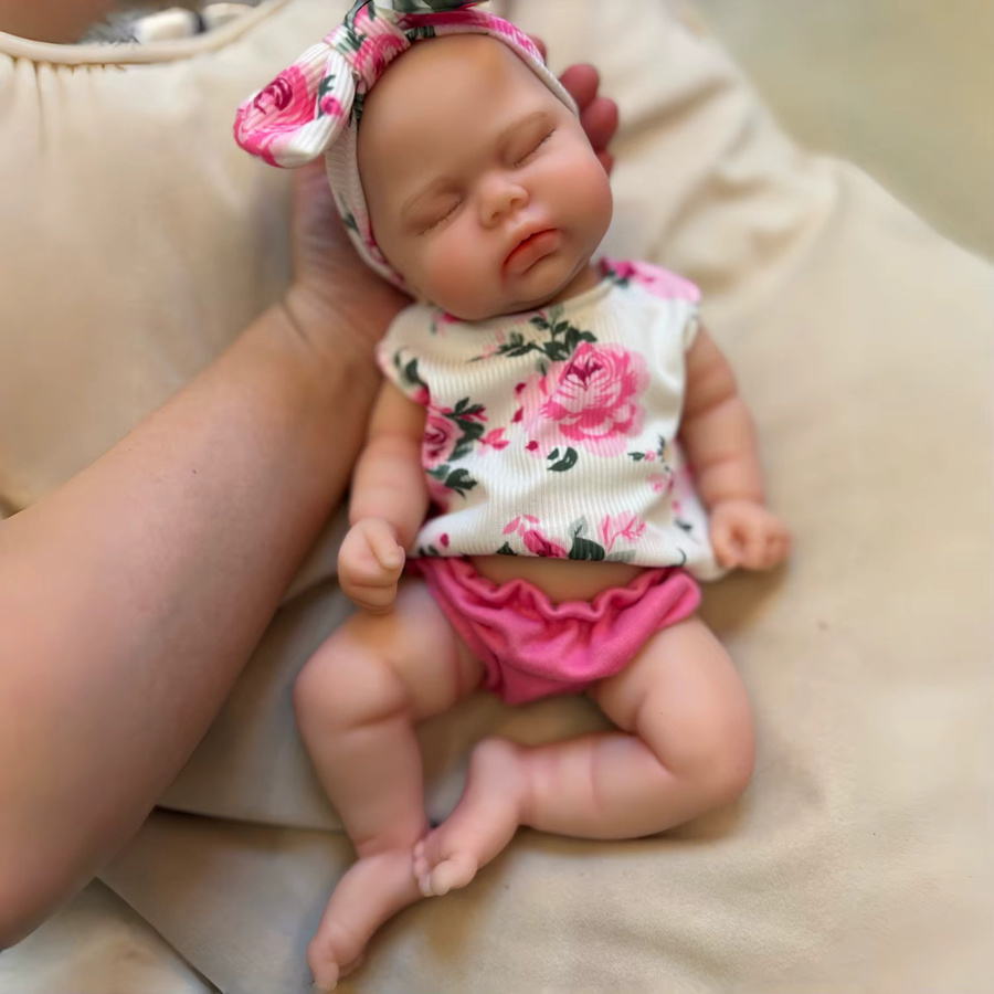 OtardDolls Reborn-Mädchenpuppe, Silikon, 13-Zoll - Bild 4