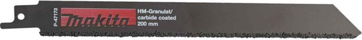 Makita Reciproblatt HM 200 mit Hartmetallspitze für Metall, Stein und Kunststoff in Schwarz - Bild 2