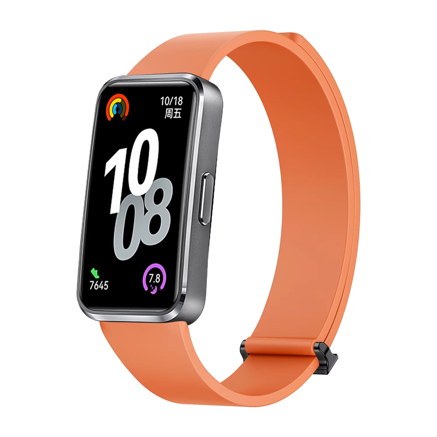 Huawei Uhrenarmband Silikon, orange, Huawei Watch Band10 - Bild 3