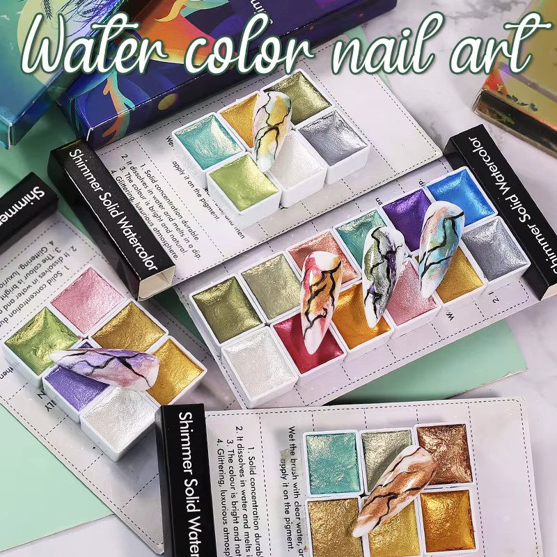 Arte Clavo Nagel-Pigment Metallic, 6/12 Farben - Bild 2